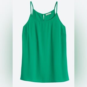 41 Hawthorn Bentina Button Back Blouse Size M Green